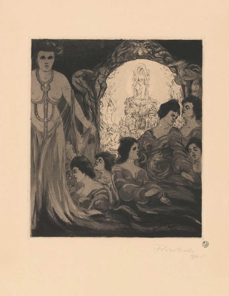 Танец by Францишек Седлецкий, 1905 — digital art print download