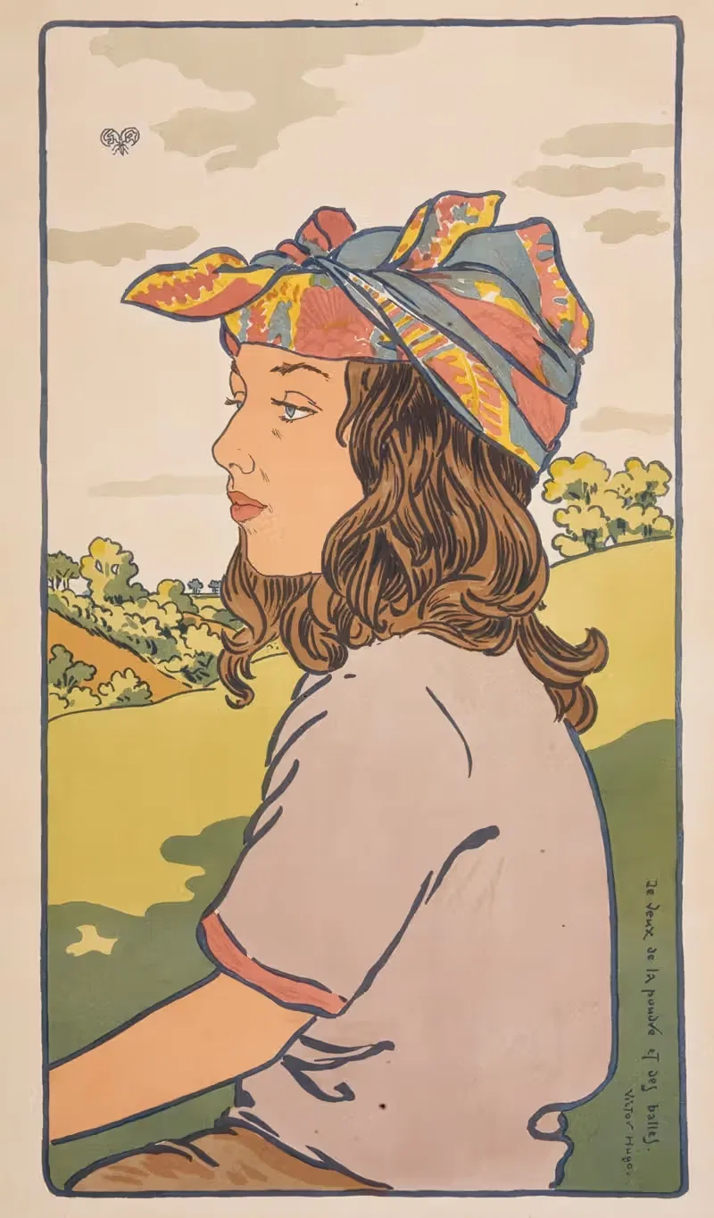 Голова ребенка by Жорж Ориоль, 1897 — digital art print download