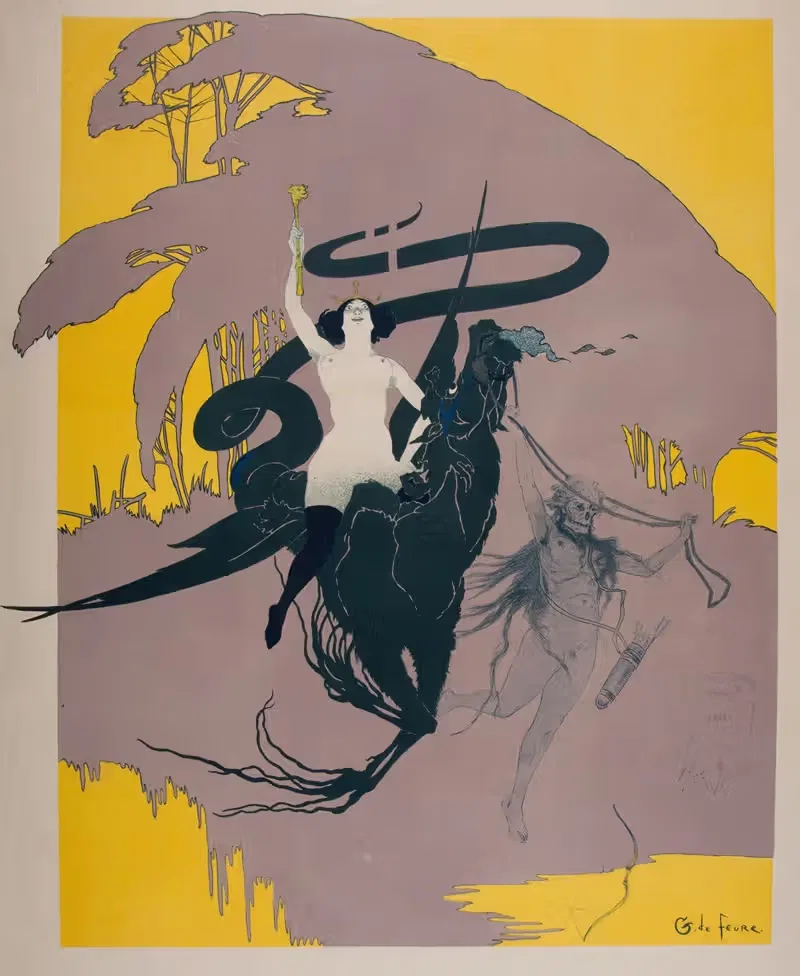 Королева ночи by Жорж де Фёр, 1895 — digital art print download