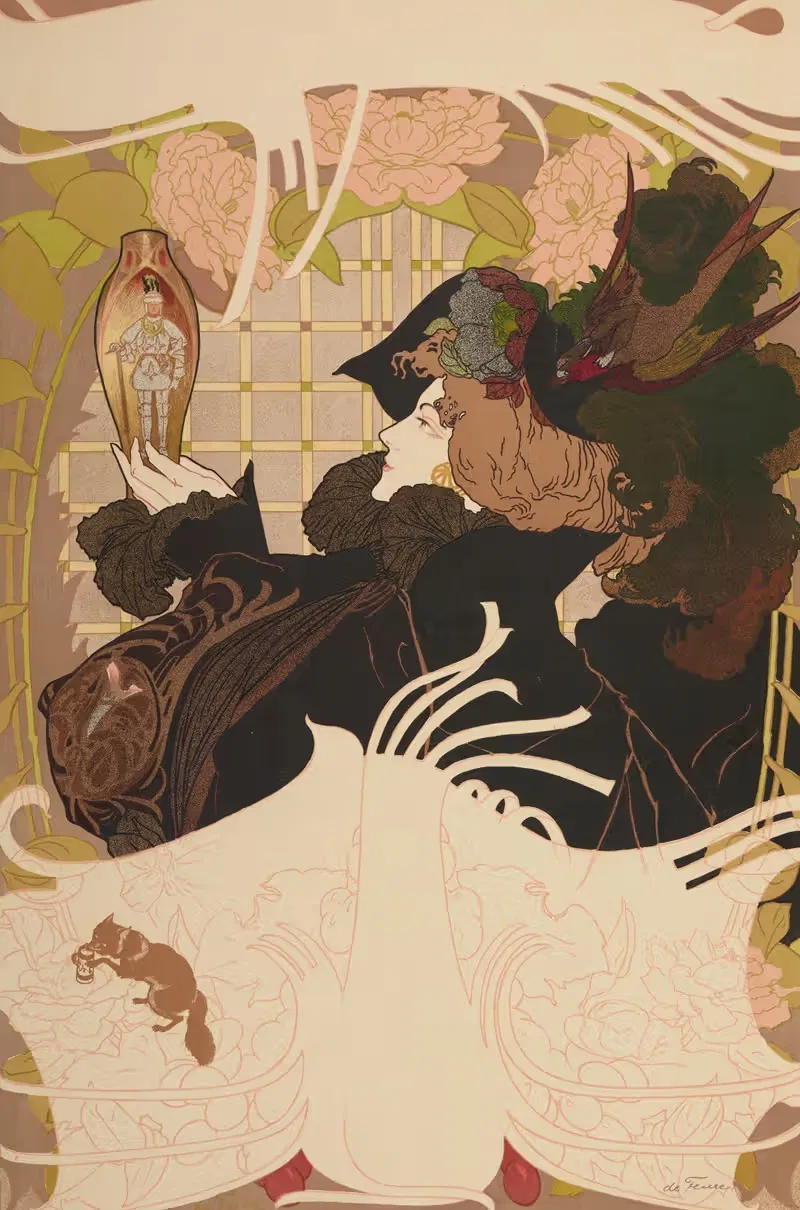 Le Journal des Ventes by Georges de Feure, 1897 — digital art print download