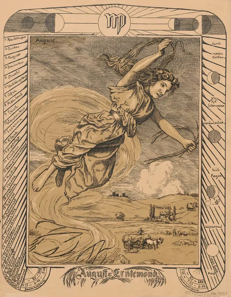 Аллегория августа by Ханс Тома, 1881-1901 — digital art print download