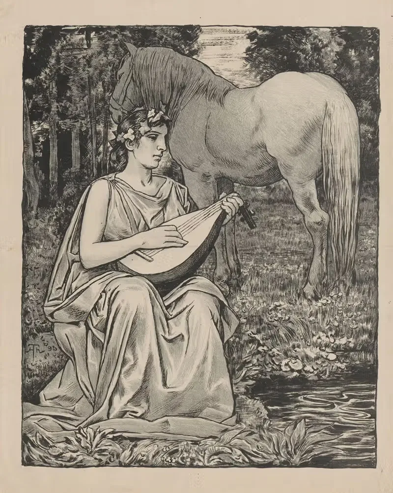 Allegory of Music — Hans Thoma