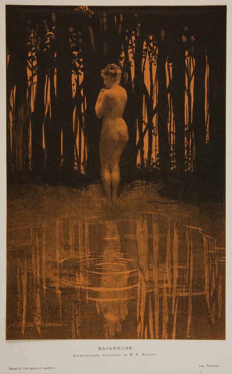 Baigneuse by Henri-Patrice Dillon, 1902 — digital art print download