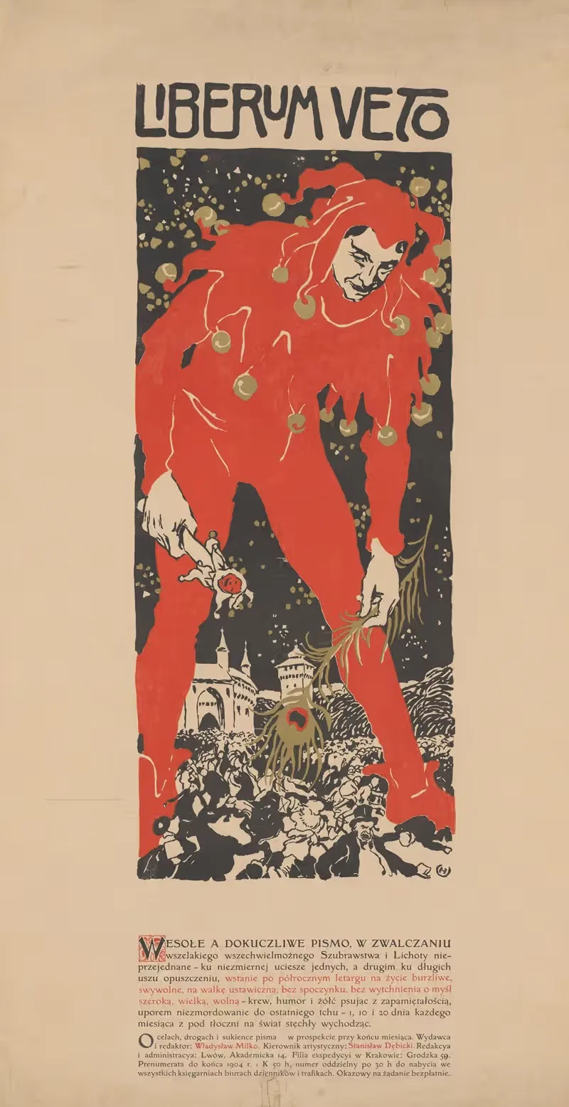 Либерум Вето by Генрик Узиембло, 1904 — digital art print download