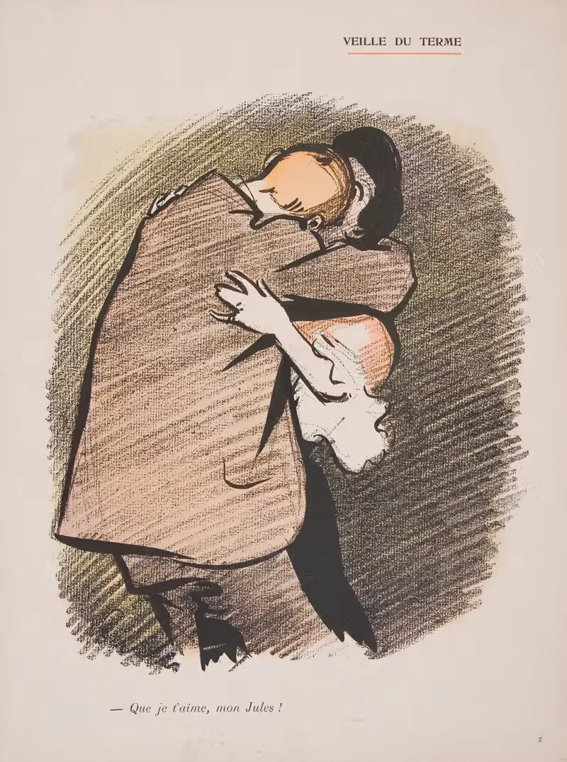 Накануне срока by Герман-Поль, 1902 — digital art print download