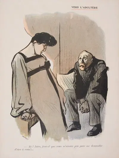 К взрослой жизни by Герман-Поль, 1902 — digital art print download