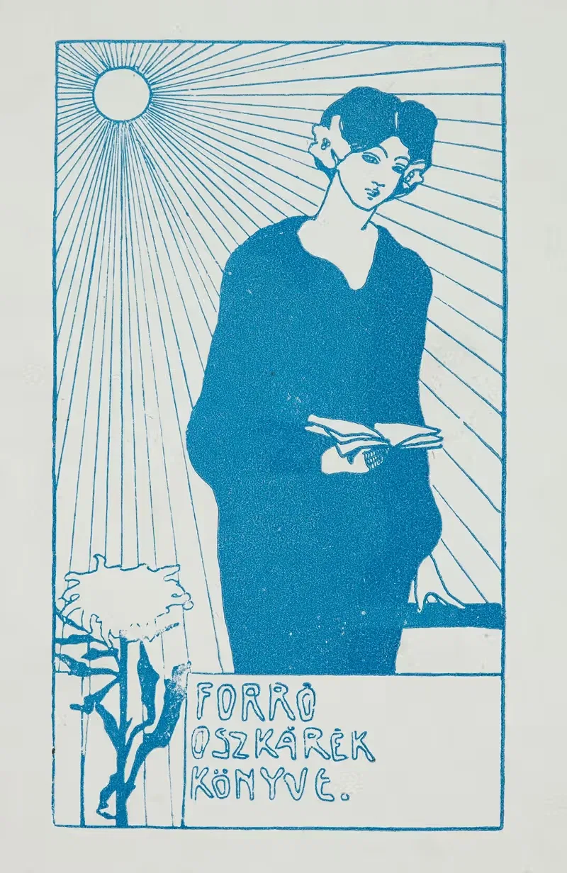 Bookplate; Forro Oszkarek Könyve — Ilona Máté
