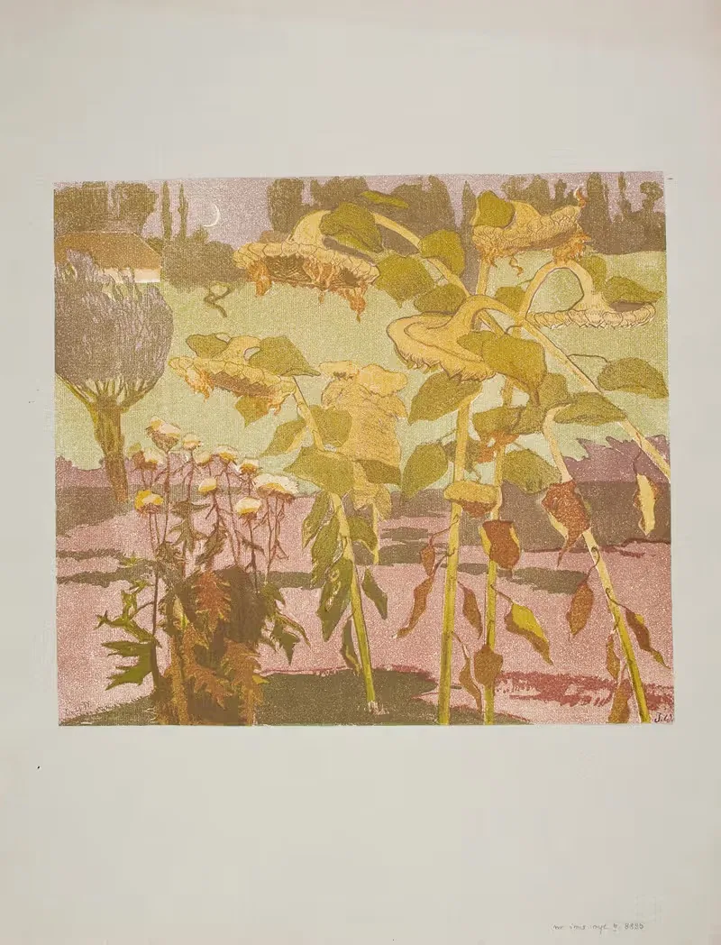 Słoneczniki by Jan Wojnarski, 1909 — digital art print download