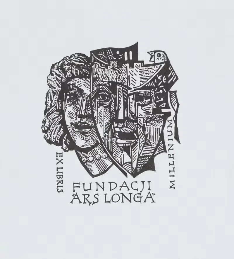 Ekslibris Fundacji 'Ars Longa' w Krakowie (1989-) — Jerzy Napieracz