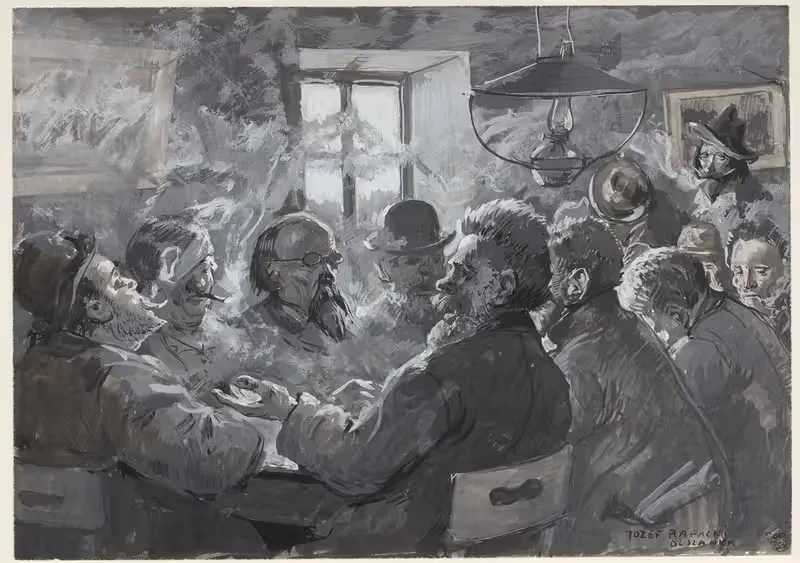 Malaria in full set (at Szóstakowa’s) — Józef Rapacki