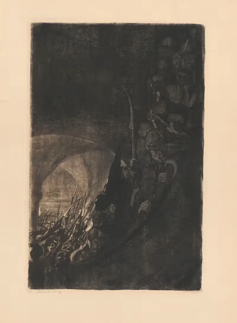 Вооружение в своде by Кэтэ Кольвиц, 1906 — digital art print download