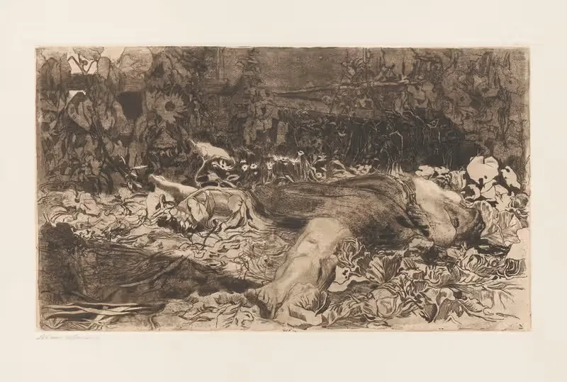 Изнасилованная by Кэтэ Кольвиц, 1907 — digital art print download