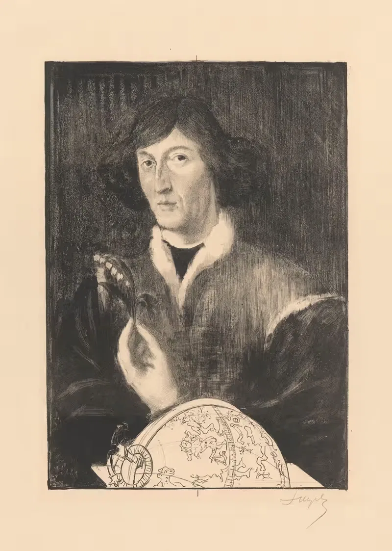 Portrait of Nicolaus Copernicus — Leon Wyczółkowski