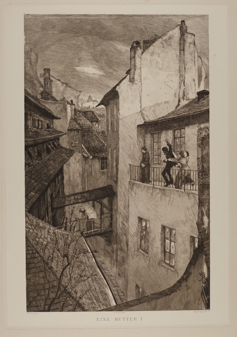 Eine Mutter I by Max Klinger, 1883 — digital art print download