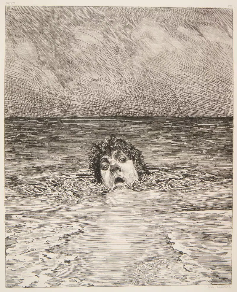 Упадок – Эпилог by Макс Клингер, 1880 — digital art print download