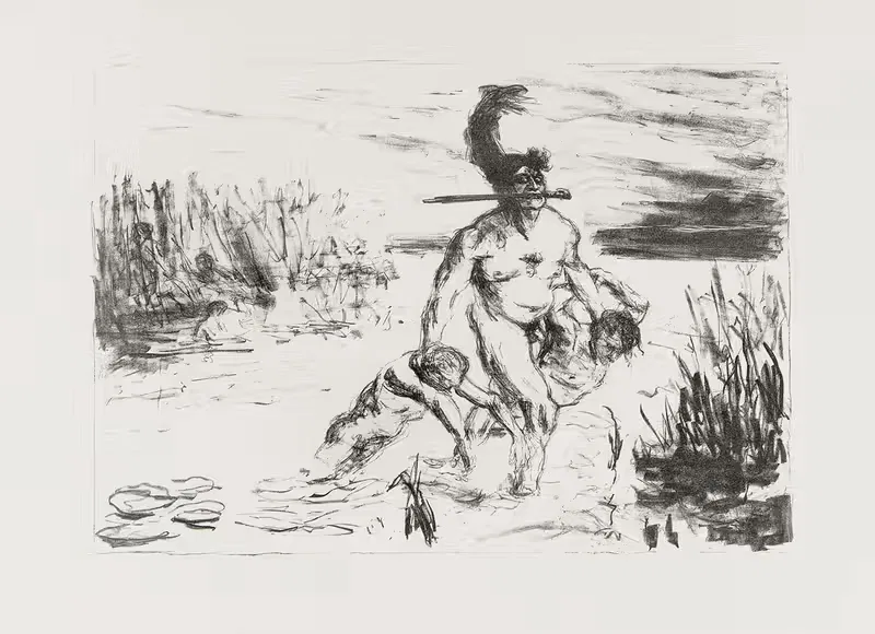 Achill und die Gefangenen — Max Slevogt