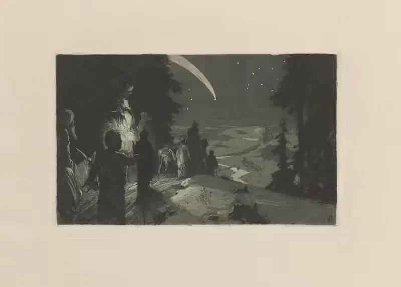 И они следовали за звездой by Поль Хей, 1922 — digital art print download