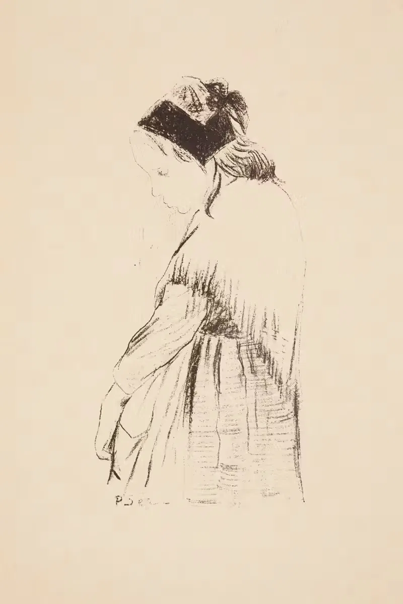 Молодая бретонка by Поль Серюзье, 1895 — digital art print download