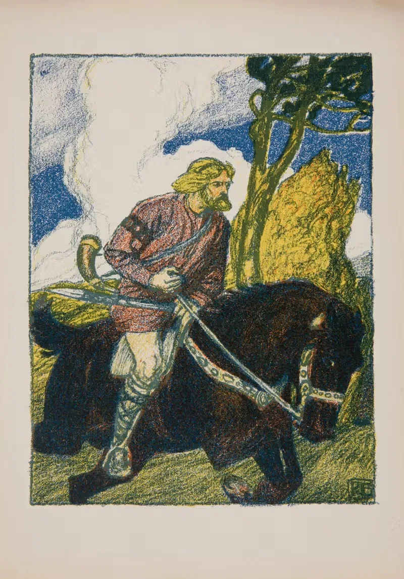 День детей by Роберт Энгелс, 1914 — digital art print download
