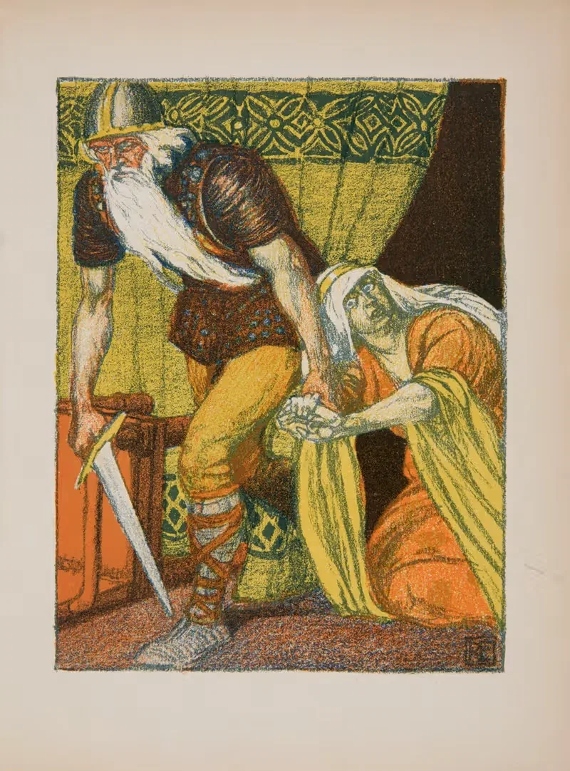 Сцена насилия by Роберт Энгелс, 1914 — digital art print download