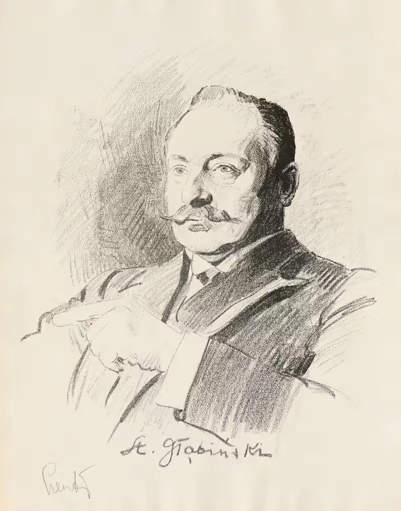Portrait of Stanisław Głąbiński — Stanisław Lentz