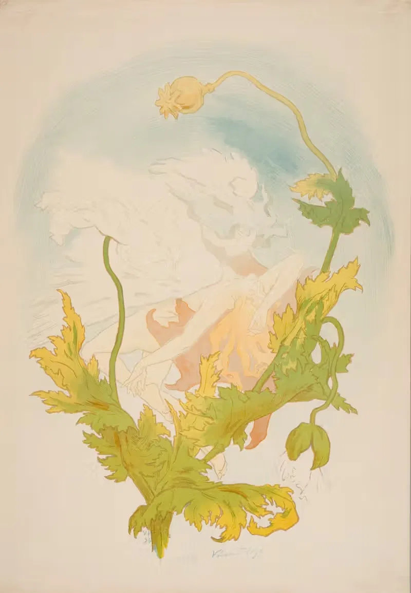 Опий by Виктор Эмиль Пруве, 1894 — digital art print download