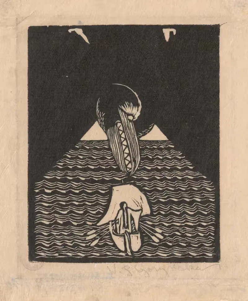 Поэма о зловещем вороне by Виктория Горыńска, 1926 — digital art print download