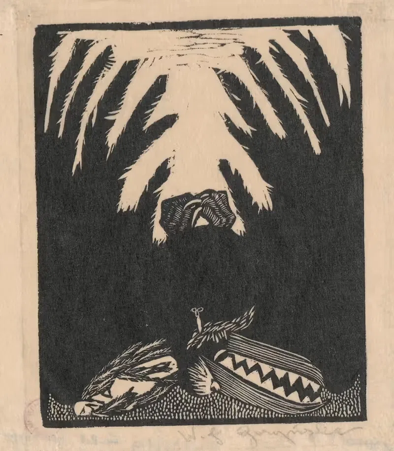 Поэма о зловещем вороне by Виктория Горыńска, 1926 — digital art print download