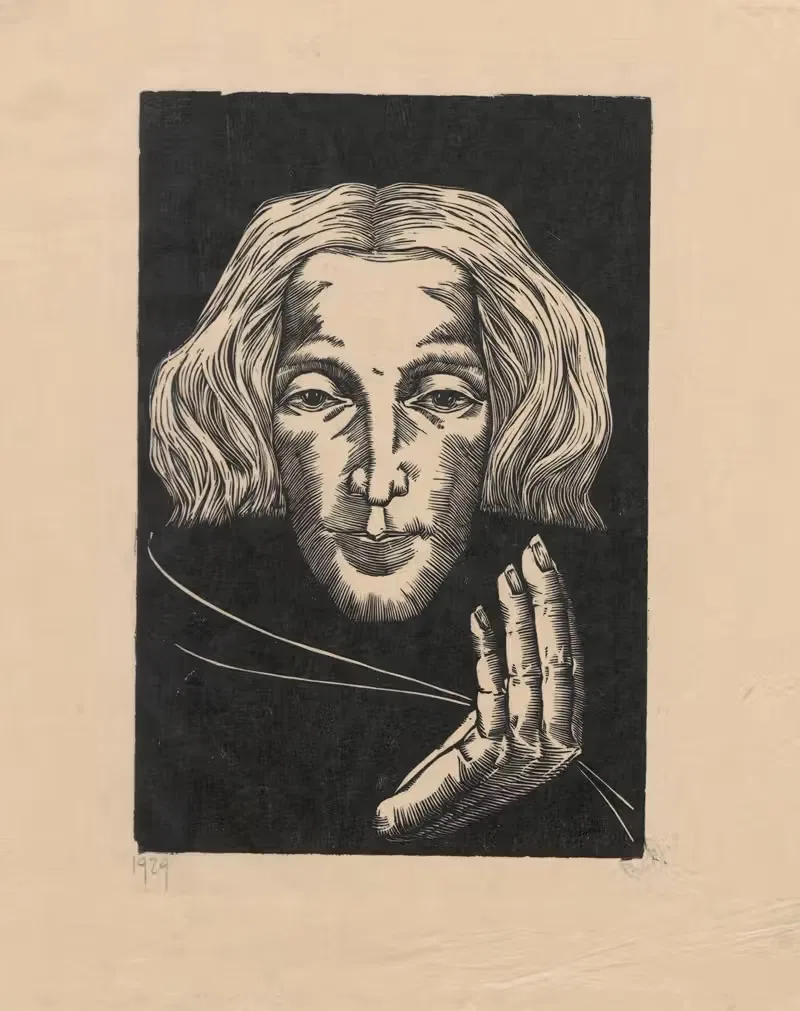 Голова (Автопортрет) by Виктория Горыńска, 1929 — digital art print download