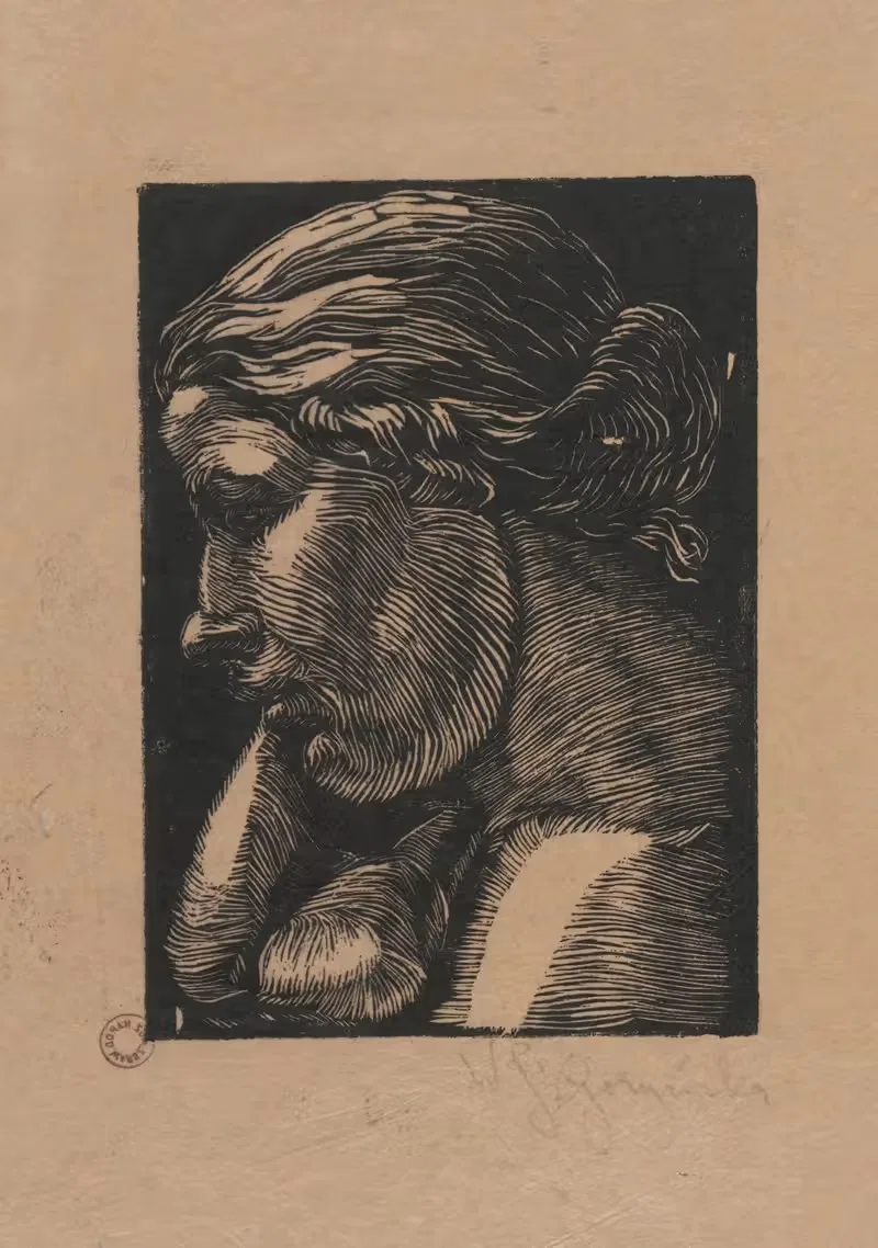 Портрет женщины by Виктория Горыńска, 1926 — digital art print download