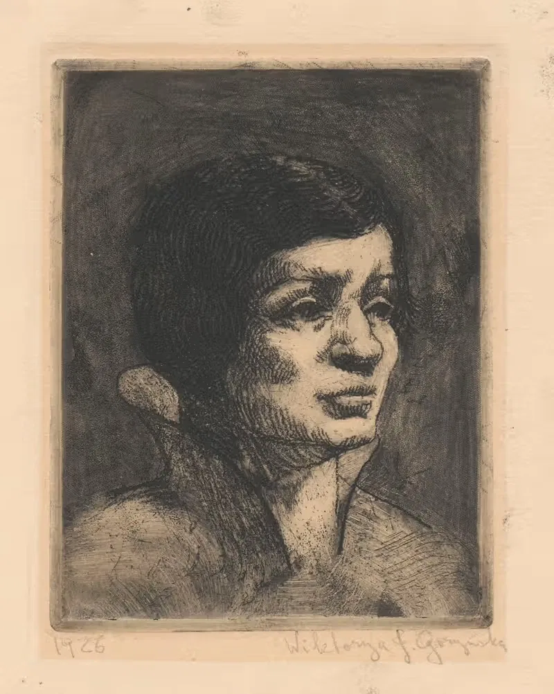 Portret matki by Wiktoria Goryńska, 1926 — digital art print download