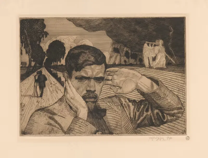 Автопортрет I by Владислав Скоциляс, 1910 — digital art print download