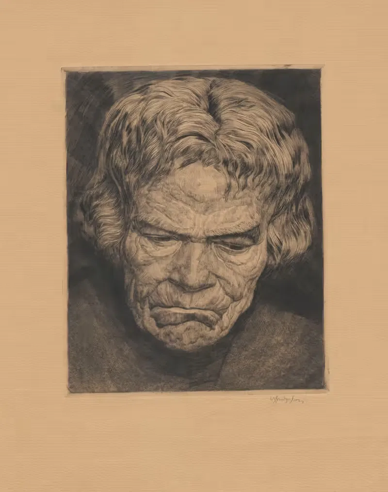 Jędrzej Chyc by Władysław Skoczylas, 1918 — digital art print download