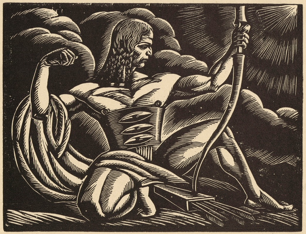 Лучник by Владислав Скоциляс, 1923 — digital art print download