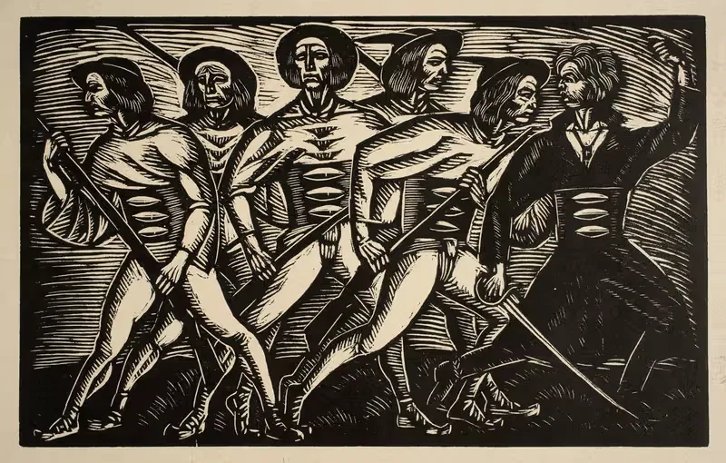 Повстанцы из Хохолова by Владислав Скоциляс, 1922 — digital art print download