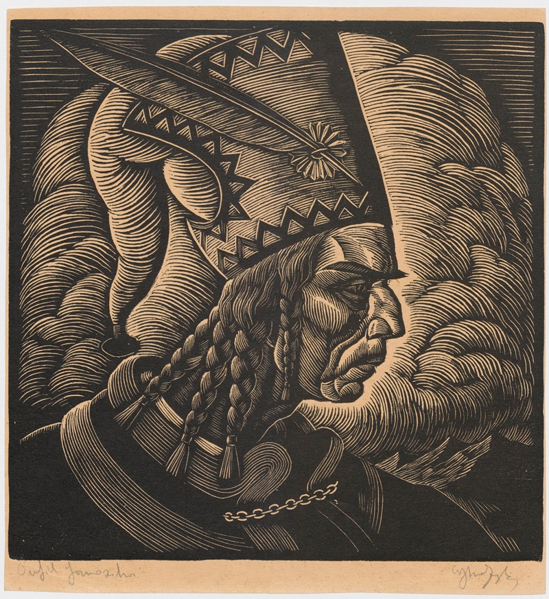 Профиль Яношику by Владислав Скоциляс, 1923 — digital art print download