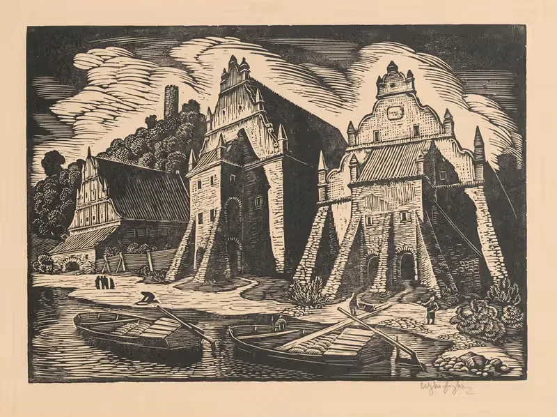 Спичрзе в Казимежу by Владислав Скоциляс, 1929 — digital art print download