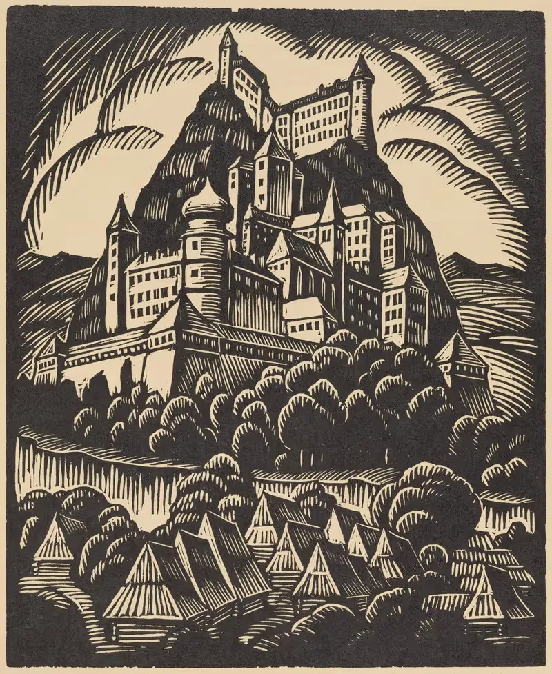 Замок разбойника by Владислав Скоциляс, 1916-1921 — digital art print download