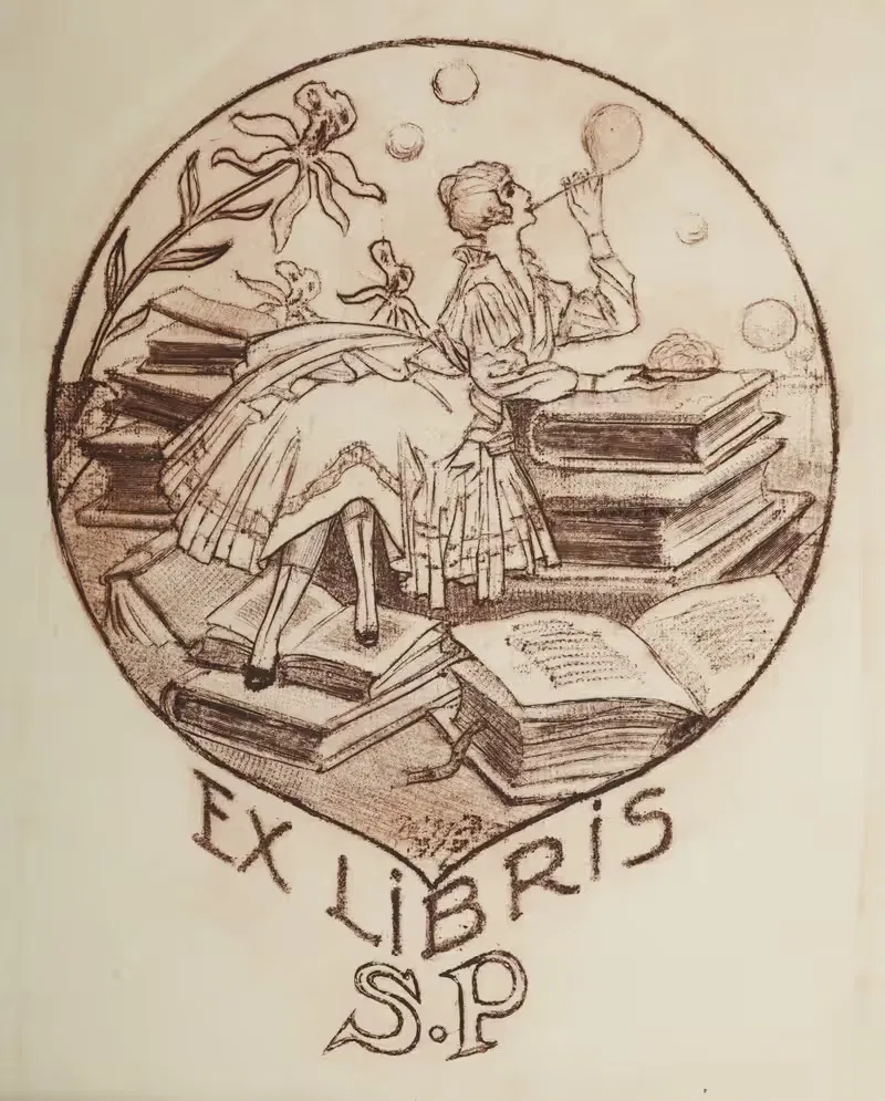 Bookplate of Stanisław Pilat — Władysław Witwicki