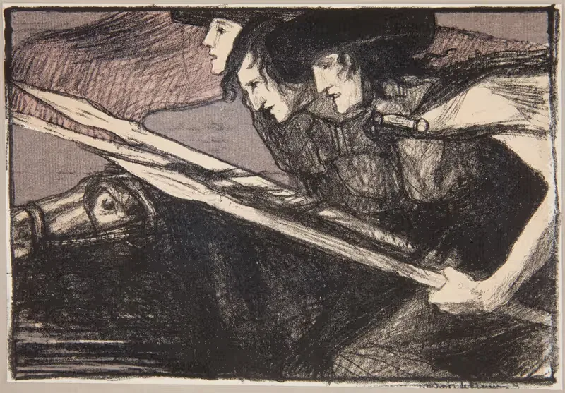 Konne Katyrbońce by Włodzimierz Konieczny, 1909 — digital art print download