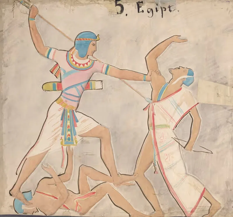 Image of an Egyptian Battle — Wojciech Gerson