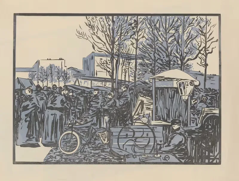 Ярмарка металлолома (Париж) by Амеде Жоа, 1902-1903 — digital art print download