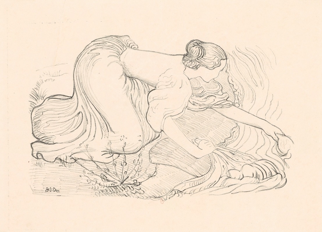 Стиральщица by Аристида Маййоль, 1895 — digital art print download