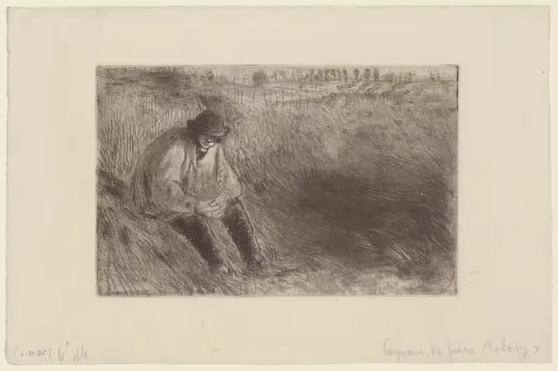 Paysan, le père Melon by Camille Pissarro, 1879 — digital art print download