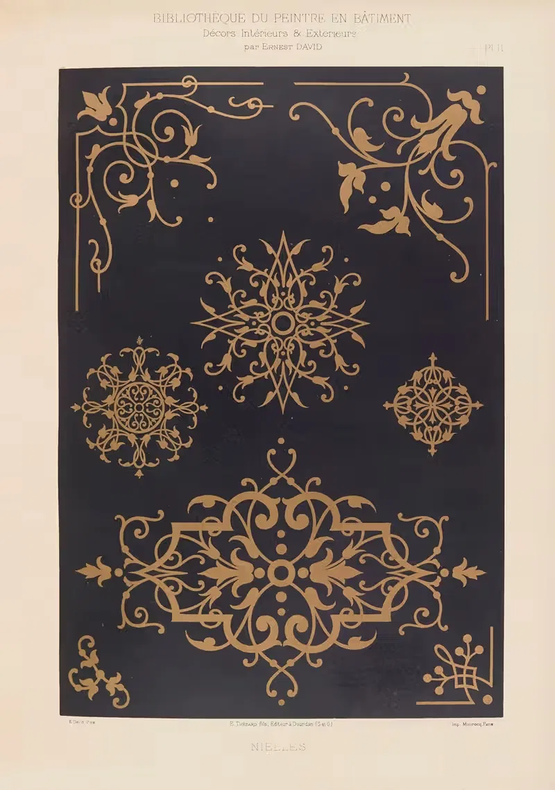 Décors Intérieurs et Extérieurs Pl.11 — Ernest David