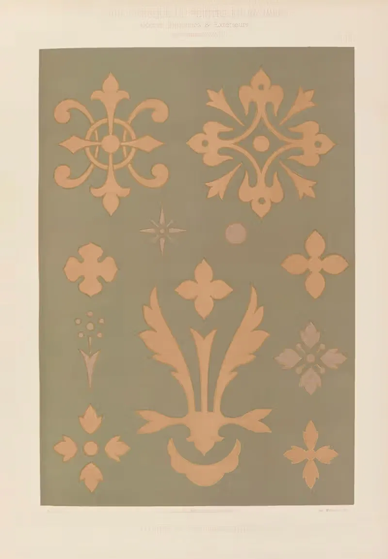 Décors Intérieurs et Extérieurs Pl.18 — Ernest David