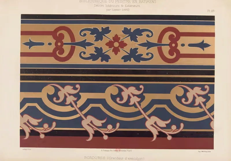 Décors Intérieurs et Extérieurs Pl.25 — Ernest David