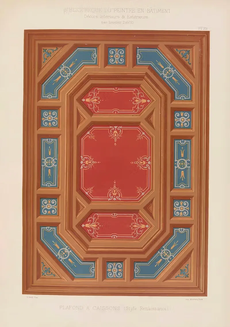 Décors Intérieurs et Extérieurs Pl.28 — Ernest David