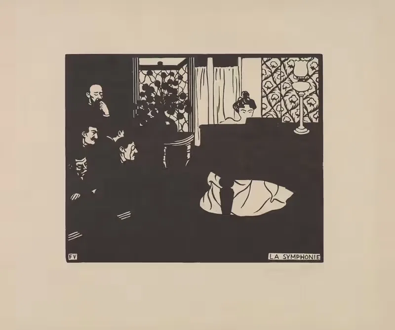 La symphonie by Félix Vallotton, 1897 — digital art print download