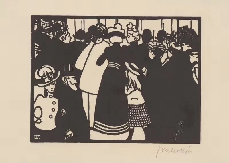 Lalique's Window (La vitrine de Lalique) — Félix Vallotton